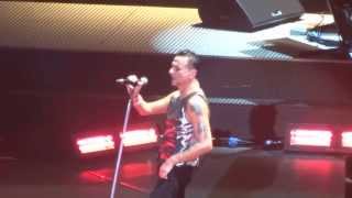 Depeche Mode quotNever Let Me Down Againquot  Live in Paris Bercy 29012014 Full HD [upl. by Turley]