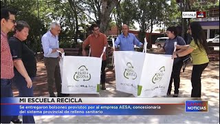 Se presentó en Capioví el programa quotMi escuela reciclaquot [upl. by Notgnirrac]