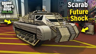 GTA 5 Online FUTURE SHOCK SCARAB Customization amp Test  Howe amp Howe Ripsaw EV2 [upl. by Hollander]