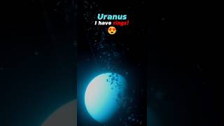 Uranus Vs Saturn Vs Largest Ring planet shorts space sun earth edits [upl. by Naitsabes107]