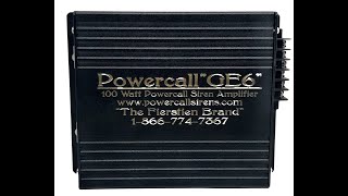 Powercall GE6 100 Watt Emergency Siren [upl. by Filiano620]