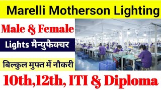 Marelli Motherson Automotive Lighting Jobs  Ahmedabad job vacancy 2024 [upl. by Mountford]