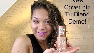 New CoverGirl TruBlend Foundation Demo [upl. by Sirdi]