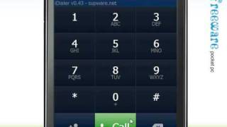 iDialer v043 finger friendly dialpad for Windows Mobile [upl. by Labana]