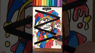 Drawing Ꮲomni with Posca Markerspomni theamazingdigitalcircus art posca [upl. by Lovering]