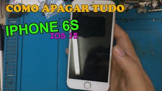 COMO FORMATAR O IPHONE 6S RESTAURAR ZERAR DE FABRICA [upl. by Anauqahc]