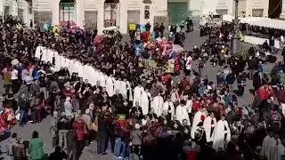 Festa SantAgata a Catania processione per lOfferta della cera [upl. by Assital]