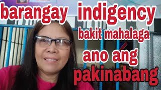 BARANGAY CERTIFICATE OF INDIGENCY yt youtube publicservant inday bangis [upl. by Stevena]