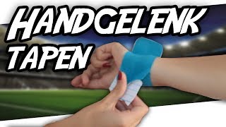 HANDGELENK einfach SELBST TAPEN  Tutorial [upl. by Bulley]