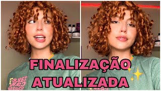 FINALIZAÇÃO ATUALIZADA PARA CABELO CACHEADO CURTO ✨ [upl. by Drue]