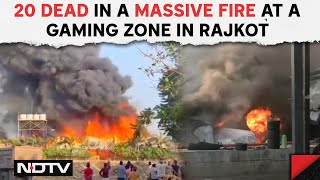 Rajkot TRP Game Zone Fire  20 Dead In Massive Fire At Gaming Zone In Rajkot Rescue Ops On [upl. by Lowndes]