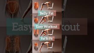 Belly Fat 😱Easy Exercise🔥 Fat To Fit shorts shortsfeed weightloss trending [upl. by Nuavahs]