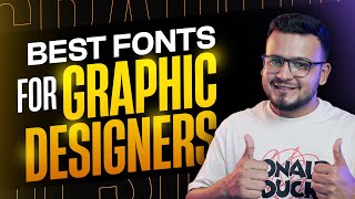 10 BEST Fonts for Graphic Designers in 2023 [upl. by Llevol]