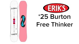 2025 Burton Free Thinker Snowboard [upl. by Ahsemot642]