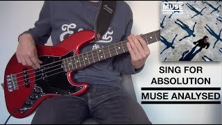 Sing For Absolution  Muse Analysed  Bass Cover [upl. by Ainosal]