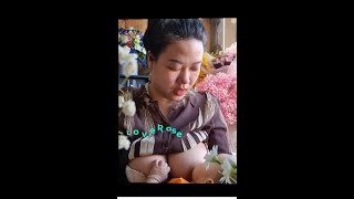 Breastfeeding vlogs new 2024 Breastfeeding menyusuibayi part 18 [upl. by Yacov858]