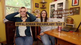 Appalachian Vocabulary Test 2  See if You Know the Words [upl. by Audrit542]