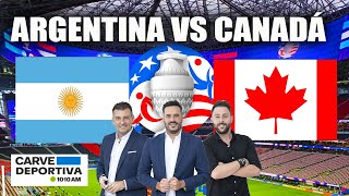 ARGENTINA VS CANADA Copa America 2024 🔴 [upl. by Zonda421]