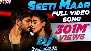 SeetiMaar  Full Video Song  DJ Video Songs  Allu Arjun  Pooja Hegde  DSPAditya Music Telugu [upl. by Leilamag315]