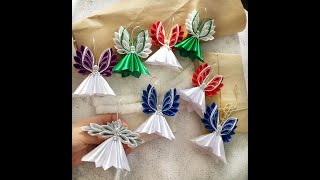 Angel ornament angel ornaments christmas Angel angel wings family ornament christmas angel [upl. by Adnara]