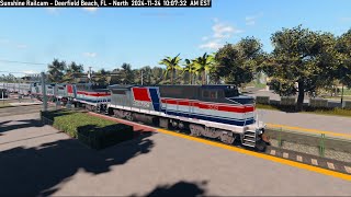 Sunshine Railcam Live on Rail Sim Universe Roblox [upl. by Llehcear250]