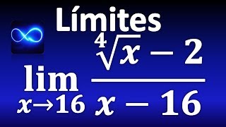 46 Límite con indeterminación 00 racionalización de raíz cuarta [upl. by Ibed]