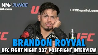 Brandon Royval Calls for Title Shot After Brandon Moreno Win  UFC Fight Night 237 [upl. by Toni]