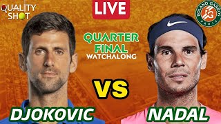 🎾NADAL vs DJOKOVIC  Roland Garros 2022  LIVE Tennis PlaybyPlay  French Open 2022 Quarter Final [upl. by Charlean]