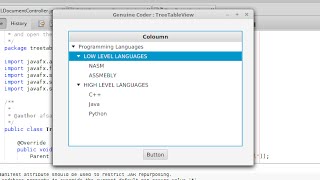 JavaFX TreeTableView Tutorial 1  Basic Table with Single Column [upl. by Chavey]