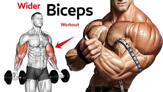 7 BEST Exercises for WIDER BICEPS  Wasiq The Fit [upl. by Kecaj]