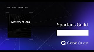 Movement labs Incentivized Testnet Campaign Spartans Guild Onchain Tasks Guide  No Investment  🔥🖤 [upl. by Asilehs]