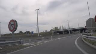 France by Autoroute  A40A41 junction St Julien [upl. by Orson]