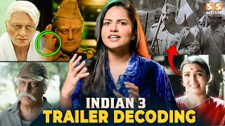 INDIAN 3 Trailer Detailed Decoding  Kamal Haasan  Shankar  Veerasekaran Senapathy  Anirudh [upl. by Earley829]