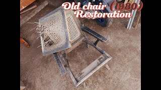 Old chair restoration  Perbaiki kursi tua [upl. by Fiedler]