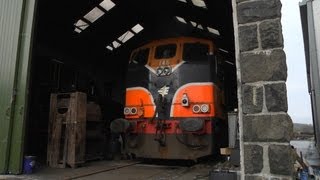 GM Loco No 146 startup  Downpatrick  6th May 2013 [upl. by Annim]