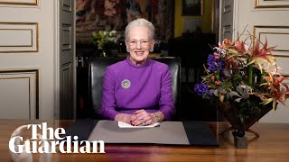 Denmarks Queen Margrethe II announces abdication on live TV [upl. by Cyndia]