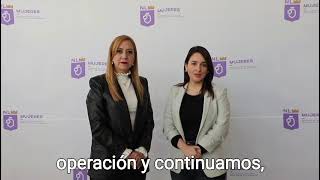 Secretaría de las Mujeres asume operación de refugios para mujeres y centros de atención externa [upl. by Ayhtin]