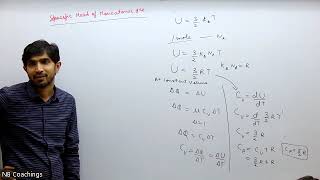 Specific Heat of MonoatomicDiatomicPolyatomic gases JEE PYQ question of KTG [upl. by Ploch]