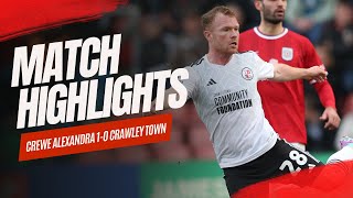 HIGHLIGHTS  Crewe Alexandra vs Crawley Town [upl. by Cato]