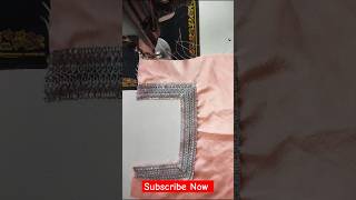 Handmade Fancy Neckline Design  Easy Embroidery Ideas neckdesign neck shorts diy 2025 [upl. by Jaynell]