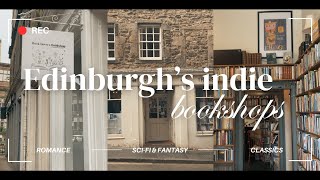 Explore 5 Indie Bookshops in Edinburgh 📚  My 35Minute Walking Book Tour 🚶‍♀️✨ [upl. by Suiluj]