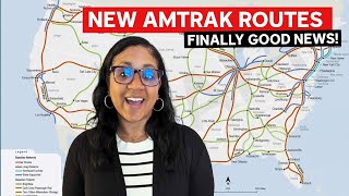 New Amtrak Routes And Map  Are They Coming To A City Near You [upl. by Kahle501]