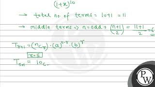 The greatest coefficient in the expansion of \ 1x10 \ A \ \frac10 5  6  \ B [upl. by Neddra]