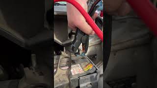 How To Jump Start A Car With Jumper Leads shorts howto [upl. by Earla]