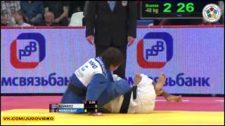 2013 IJF World Masters Tyumen 48kg Bronze Medal MESTRE Dayaris CUB MUNKHBAT Urantsetseg MGL [upl. by Atik]