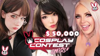 EMIRU COSPLAY CONTEST ⭐ ft Jessica Nigri Norafawn Nmplol and Will Neff [upl. by Dasie]