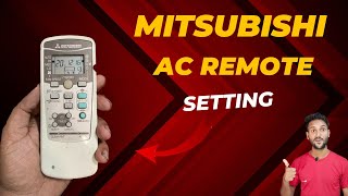 Mitsubishi ac remote function [upl. by Llewellyn]