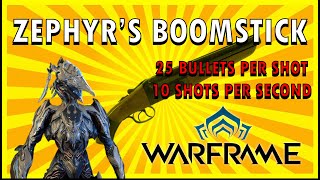 Warframe ZEPHYRS BOOMSTICK Pyrana Prime Build [upl. by Iy]