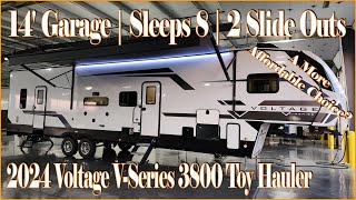 2024 Voltage 3800 V Series Toy Hauler Fifth Wheel at Couchs RV Nation a RV Wholesalers  RV Review [upl. by Toth]