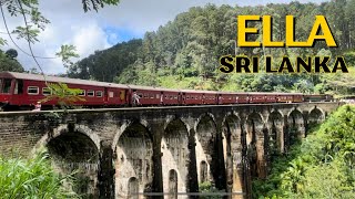 EllaSri Lanka  Nuwara Eliya To Ella Train Nine Arch Bridge  Little Adams Peak in Rainy Weather [upl. by Nyvar65]